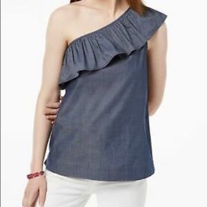 One shoulder top